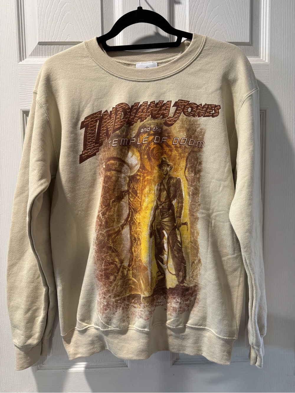 Disney Indiana Jones Temple of Doom Crewneck Sweatshirt - Cream